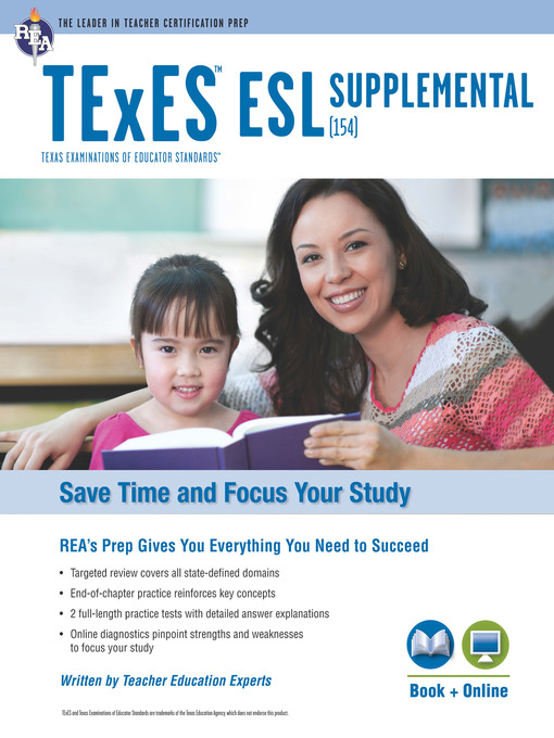 Title details for Texas TExES ESL Supplemental (154) w/Online Practice by Jacalyn Mahler - Available